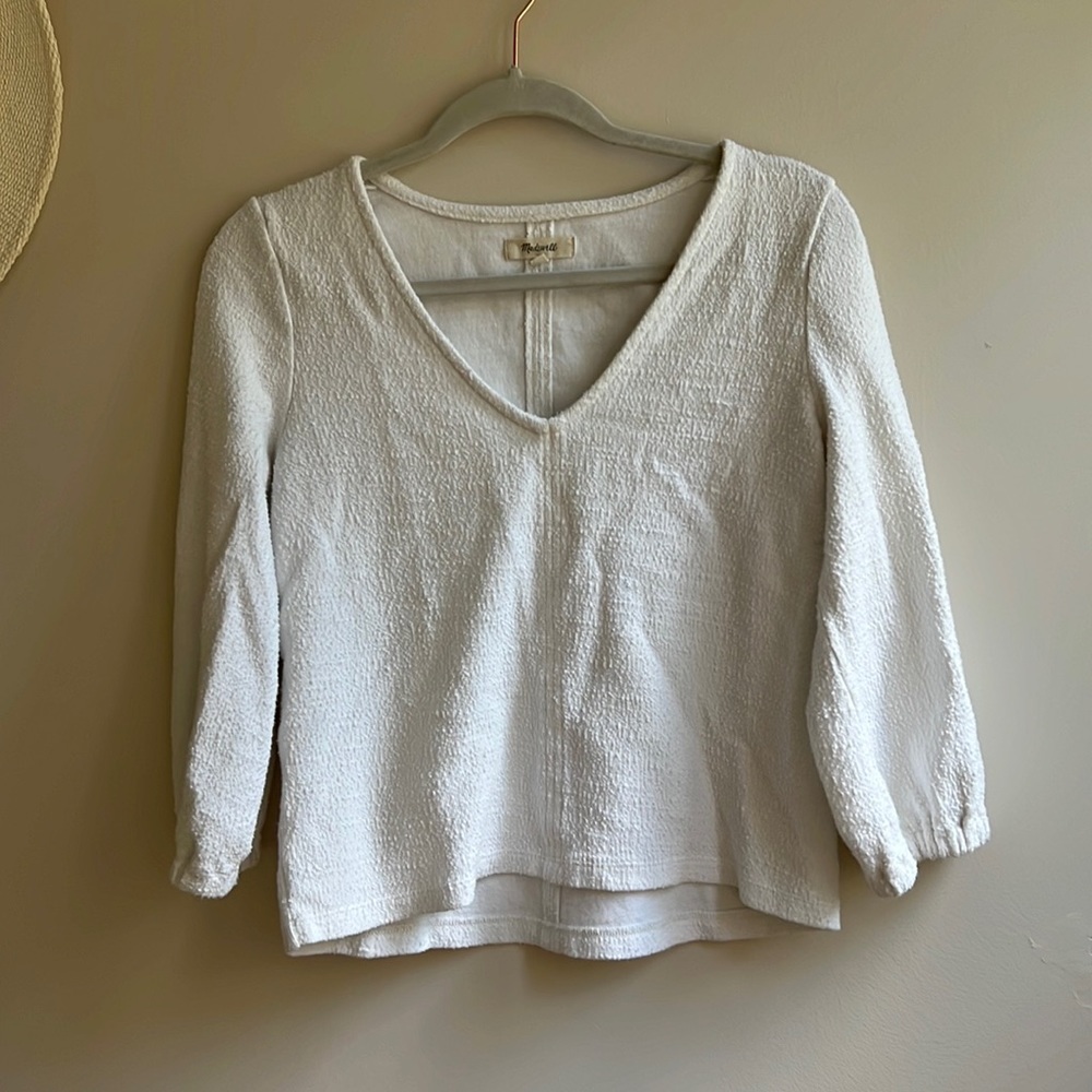 Madewell White blouse